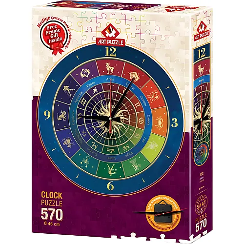 Art Puzzle Puzzle-Uhr - Zodiac (570Teile)