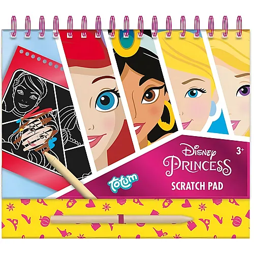 Totum Disney Princess Scratch Book