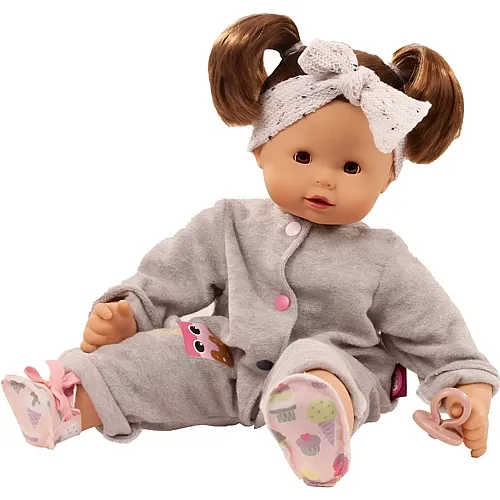 Gtz Weichkrperpuppe braune Haare (42cm)