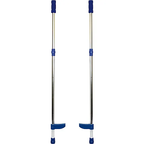 small foot - Metallstelzen verstellbar Blau, 145 cm