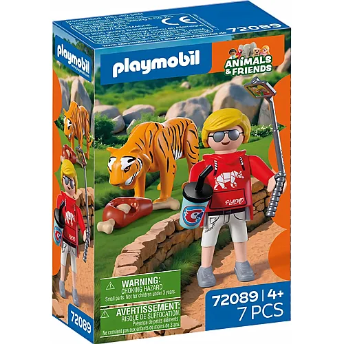Zoo: Tiger und Besucher 72089