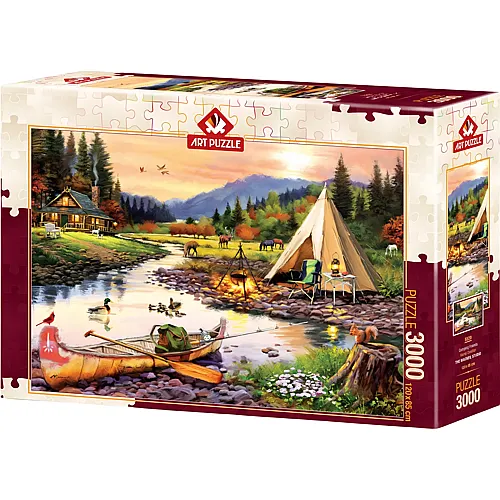 Art Puzzle Camping Friends - 3000 Teile