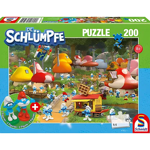 Schmidt Puzzle In Schlumpfhausen - 200 Teile