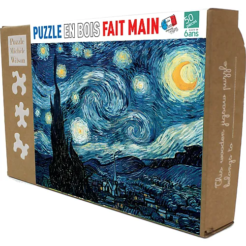 Puzzle Mich�le Wilson Hand-Cut Wooden Puzzle - Vincent Van Gogh (50Teile)
