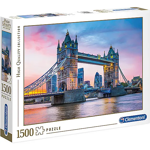 Clementoni Puzzle High Quality Collection Tower Bridge Sunset (1500Teile)