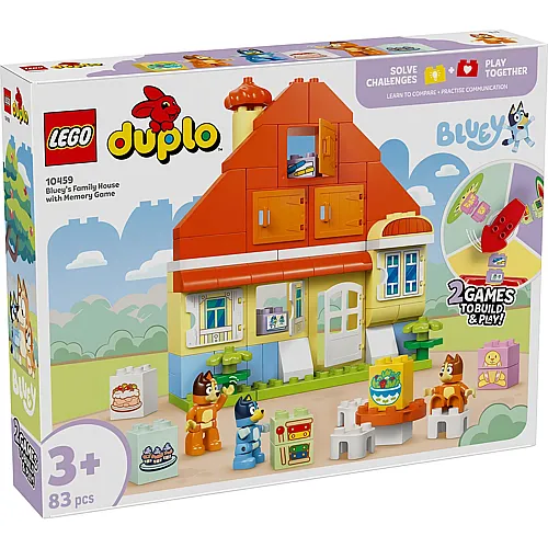 Blueys Familienhaus mit Memory-Spiel 10459