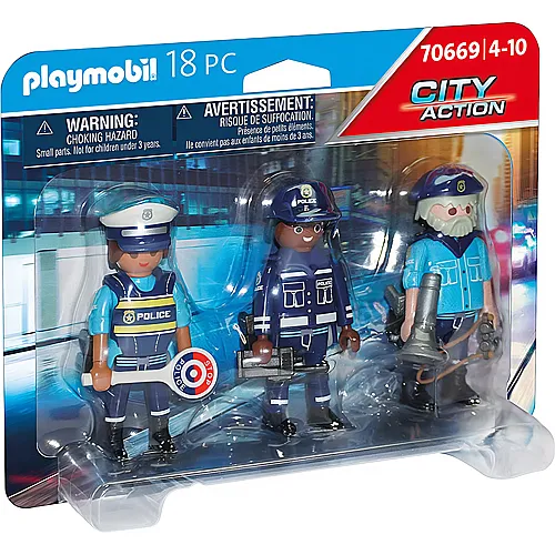 PLAYMOBIL City Action Figurenset Polizei (70669)