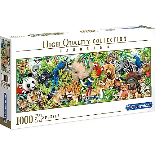Clementoni Puzzle High Quality Collection Panorama Wildlife (1000Teile)