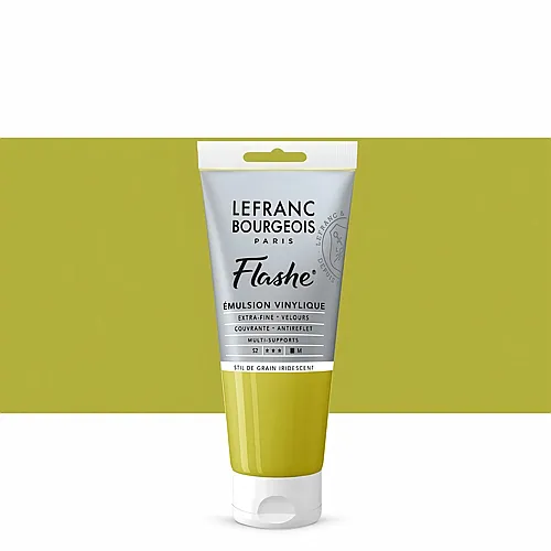 Lefranc Bourgeois Lfb Flashe Acryl 80ml Tube Irisierendes Gr�n