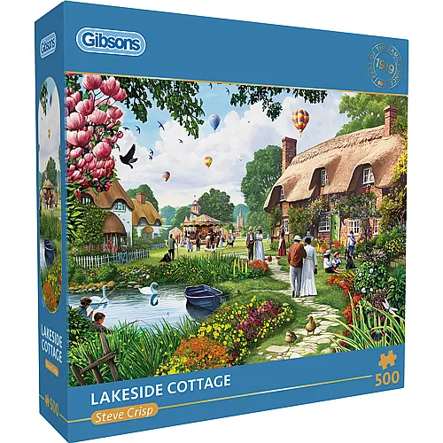 Gibsons Puzzle Steve Crisp Ferienhaus am See - 500 Teile