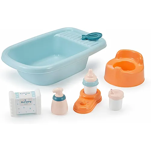 Ecoiffier Bain de poup�e avec accessoires