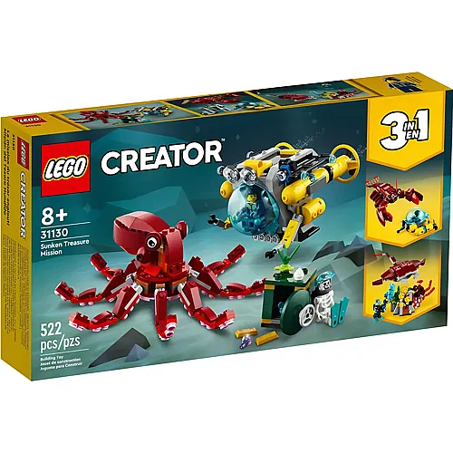 LEGO Creator Schatzsuche am Meeresgrund 31130