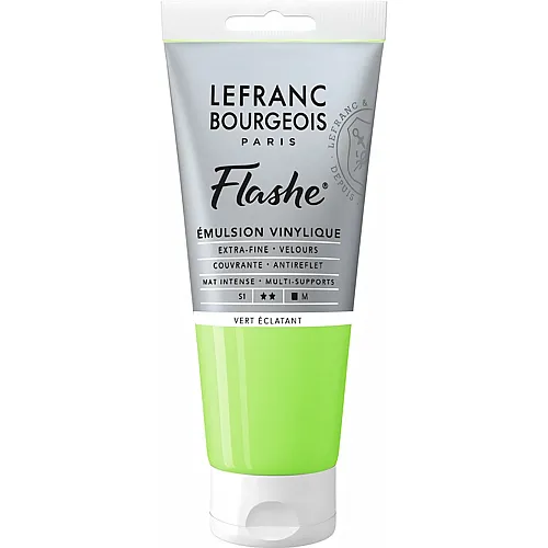 Lefranc Bourgeois Lfb Flashe Acryl 80ml Tube Feuriggr�n