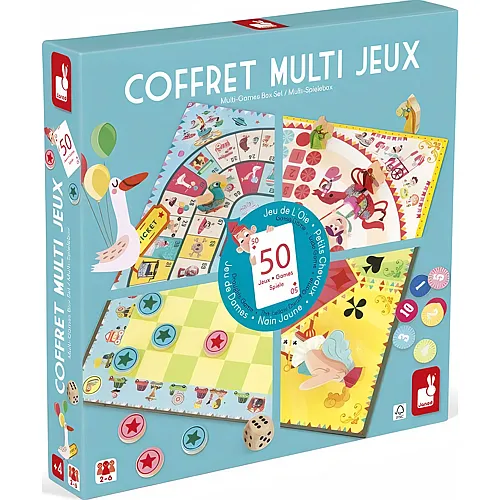 Janod Karusell - Multi-Spiele-Box
