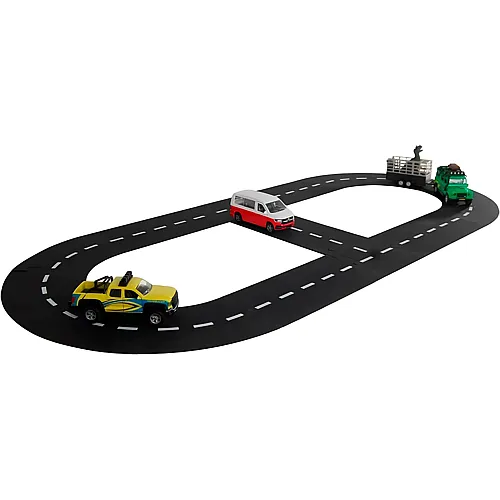 Kids Globe Autobahn Strassenteilungs Puzzle - 18 Teile