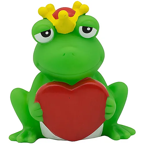Lilalu Badeente Frosch mit Herz