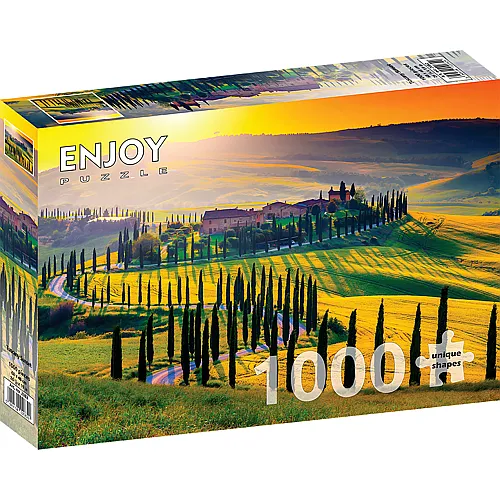 Enjoy Puzzle Sonnenuntergang in der Toskana - 1000 Teile