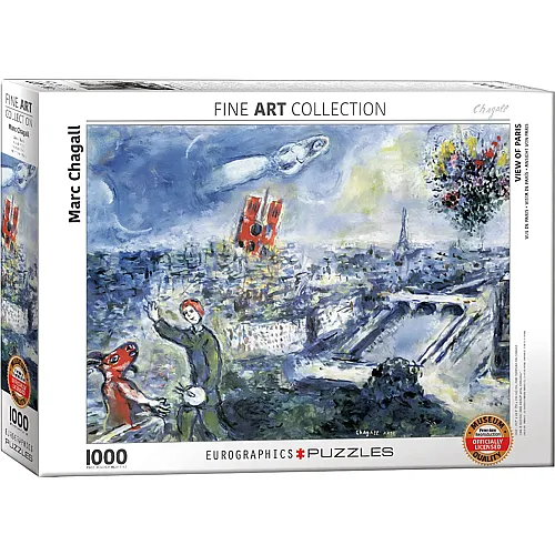 Eurographics Puzzle Fine Art Collection Marc Chagall - Abstraktes Paris (1000Teile)