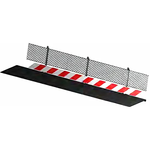Carrera 1:32 Leitplanke + Schutzzaun, 2m