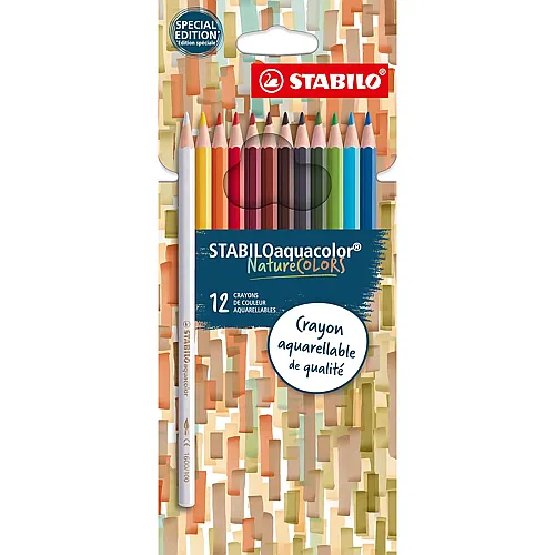 Stabilo aquacolor NatureColors - 12 Teile
