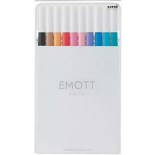 Faserschreiber Emott Etui - 10 Teile