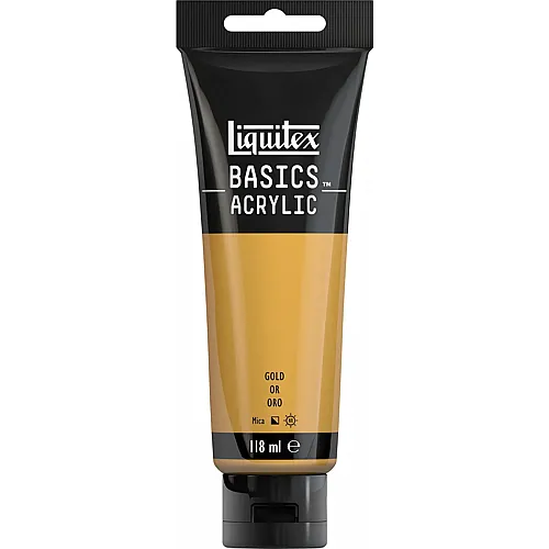 Liquitex Lqx Basics Acrylfarbe 118ml Tube Gold