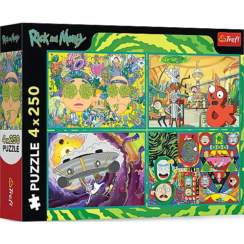 Trefl Puzzle Die verdrehte Welt von Rick and Morty (250Teile)