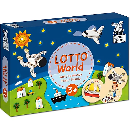 Captain Smart Memory-Spiel, Lotto Welt Fahrzeuge, Menschen Lernspiel f�r Kinder Brettspiel f�r 3 Jahre alte Jungen & M�dchen (3+)