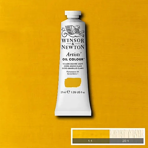 Winsor & Newton W&n Artists' Ölfarbe 37ml Tube Gelber Ocker Hell