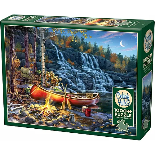 Cobble Hill Puzzle Wasserfall-Camp - 1000 Teile