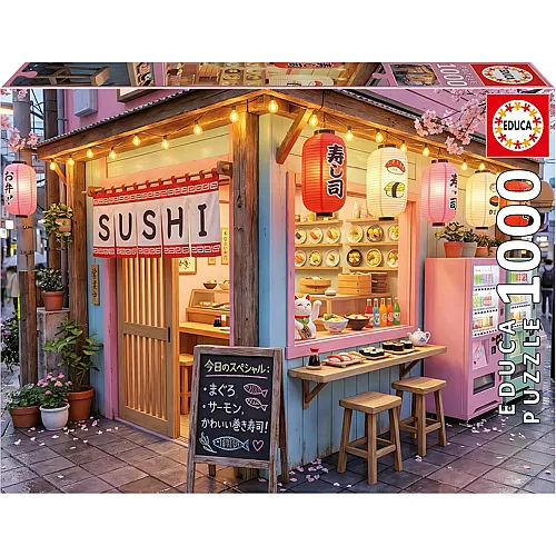 Educa Puzzle Kawaii Sushi - 1000 Teile