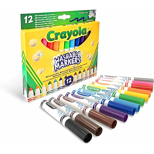 Crayola Filzstifte Auswaschbar (12Teile)