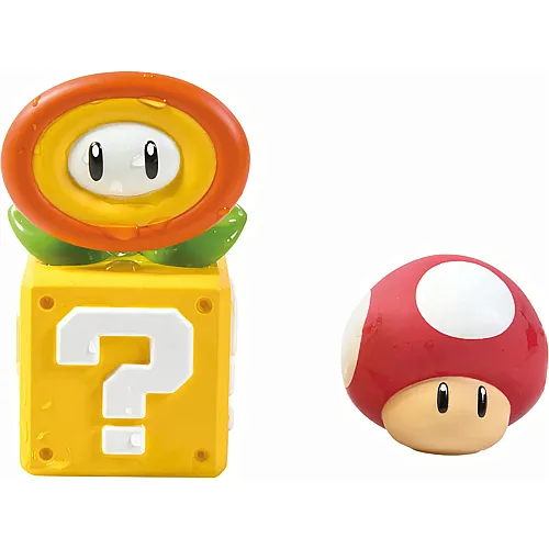 Tomy Super Mario Badespritzer Super Mushroom und Feuerblume, 2