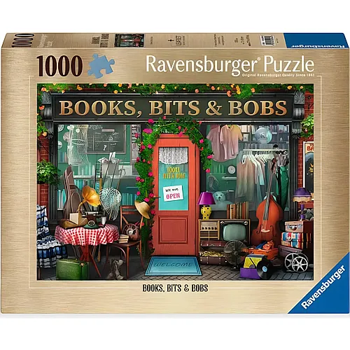 Ravensburger Puzzle 2D 1000 elementw: Ksiegarnia, Nowy Design