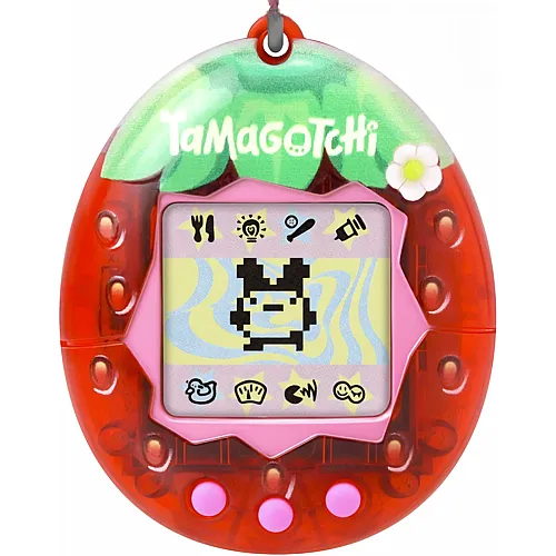 Bandai Tamagotchi - Original Tamagotchi - Fresh Strawberry - Elektronisches virtuelles Haustier - Interaktives