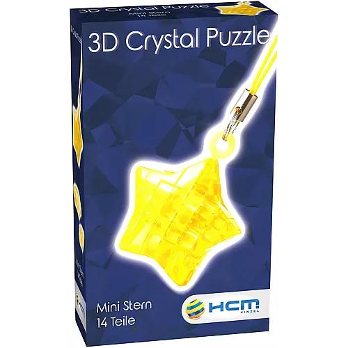 HCM Kinzel Crystal Puzzle Mini Stern (14Teile)
