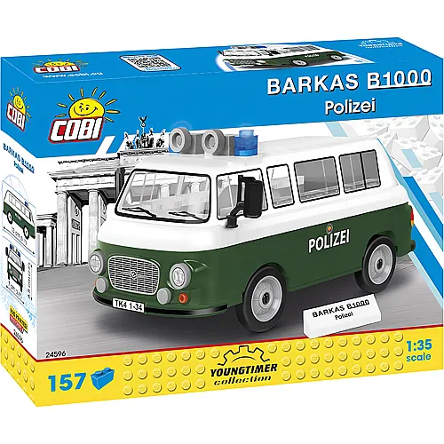 COBI Youngtimer Collection Barkas B1000 Polizei (24596)
