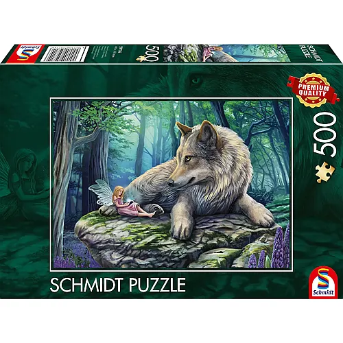 Wolf und Elfe 500Teile