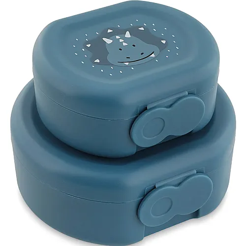 Trixie Mr. Triceratops 2er Set Snackbox mit Klickverschluss
