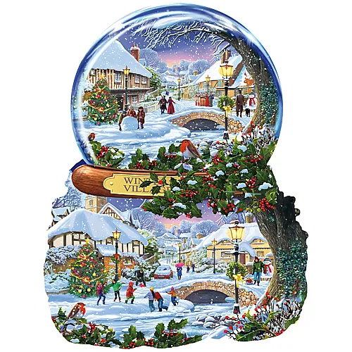 SunsOut Puzzle Steve Crisp Winter Village (1000Teile)