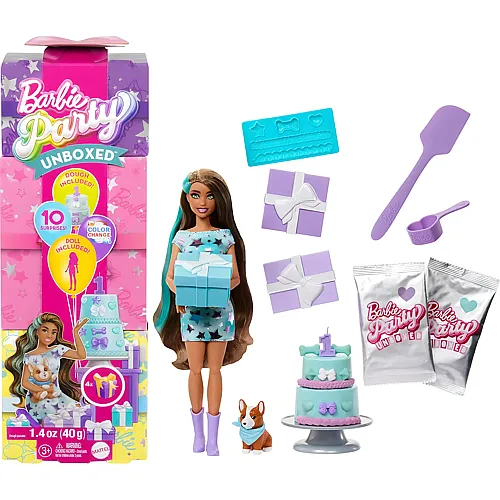 Barbie Unboxed Haustier Geburtstagsparty
