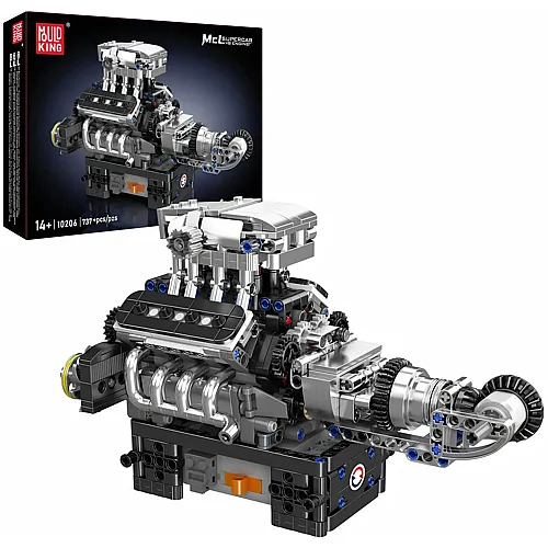 Mould King Engines MCL Supercar V8 Motor 10206