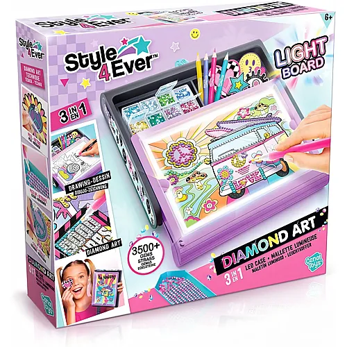 Canal Toys Diamond Art 3 in 1 LED Case