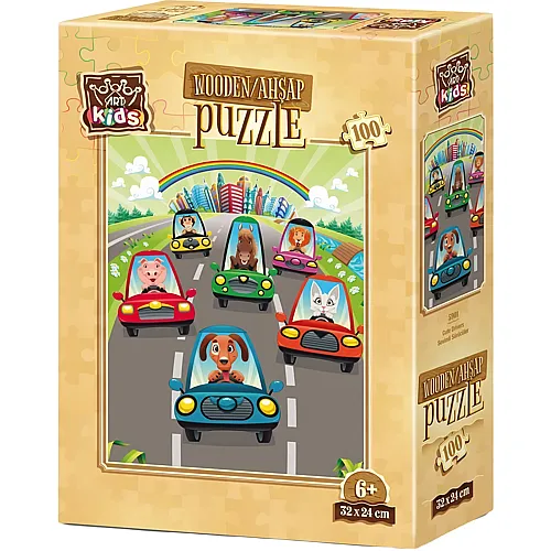 Art Puzzle Cute Drivers - 100 Teile