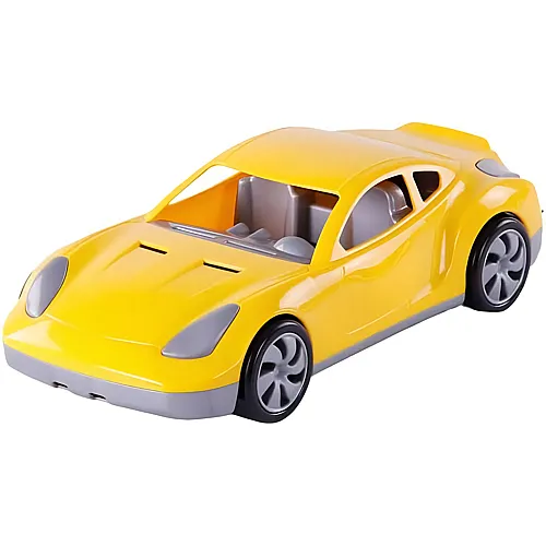 Cavallino Toys Cavallino Rennwagen Gelb, 36cm