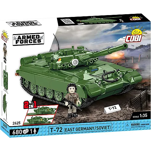 COBI Armed Forces Panzer T-72 (East Germany/Soviet) (2625)