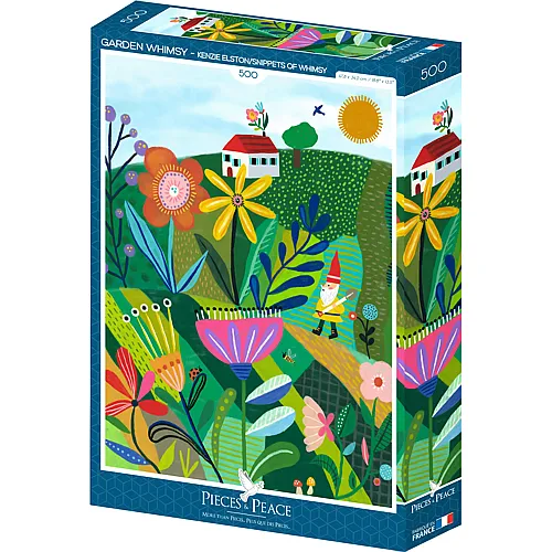 Pieces & Peace Puzzle Garden Whimsy - 500 Teile