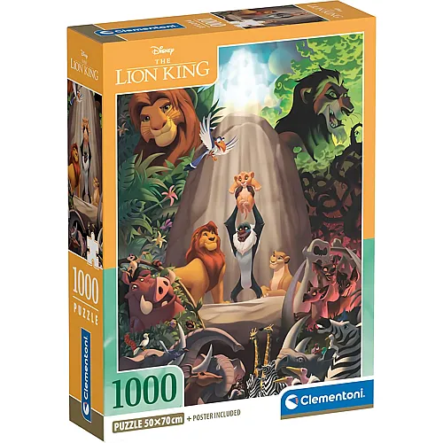Clementoni Puzzle K�nig der L�wen (1000Teile)