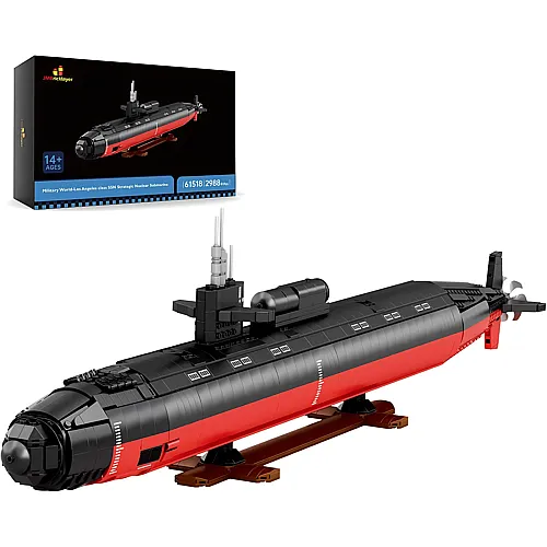 JMBricklayer Military Los Angeles-class Attack Submarine Boat (61518)