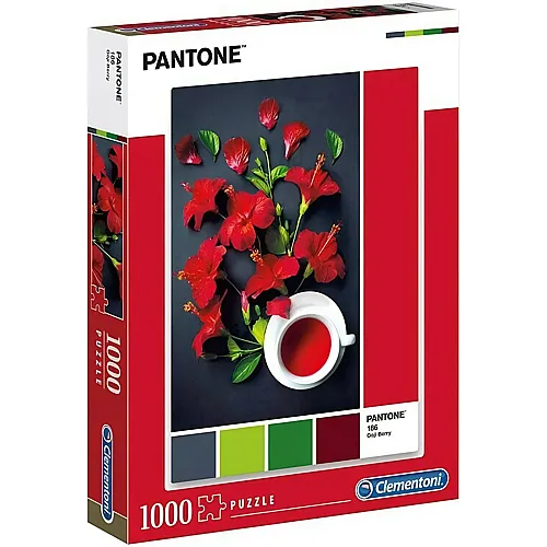 Clementoni Puzzle Pantone - Goji Berry (1000Teile)